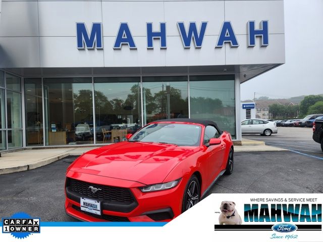 Race Red 2024 Ford Mustang EcoBoost Premium Convertible RWD Convertible Rear-Wheel Drive Automatic