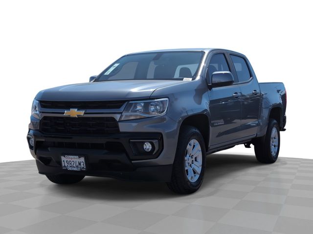 Gray (Satin Steel Metallic) 2022 Chevrolet Colorado LT Crew Cab RWD Pickup Truck 4X2 8-Speed Automatic