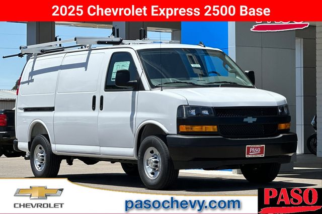 Summit White 2025 Chevrolet Express Cargo 2500 RWD Van Rear-Wheel Drive 8-Speed Automatic Overdrive