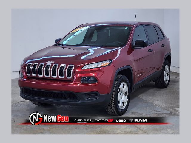 Deep Cherry Red Crystal Pearlcoat 2017 Jeep Cherokee SUV / Crossover Four-Wheel Drive 9-Speed Automatic