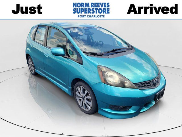Blue 2012 Honda Fit Hatchback Front-Wheel Drive 5-Speed Automatic