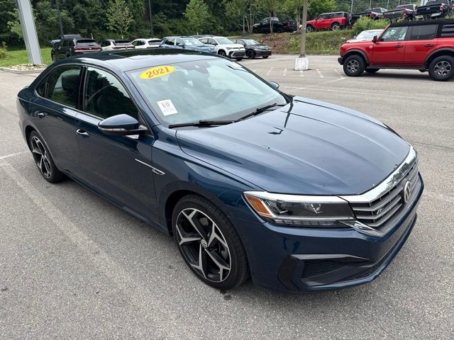 2021 Volkswagen Passat 2.0T R-Line Blue at Bob Ruth Ford