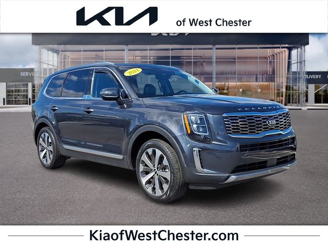 Gravity Gray 2021 Kia Telluride EX FWD SUV / Crossover Front-Wheel Drive 8-Speed Automatic