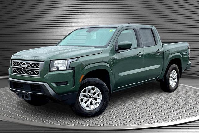 Tactical Green Metallic 2024 Nissan Frontier SV Crew Cab 4WD Pickup Truck Four-Wheel Drive 9-Speed Automatic Overdrive
