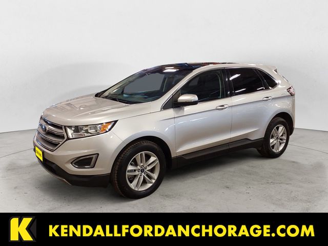 Ingot Silver 2018 Ford Edge SEL AWD SUV / Crossover All-Wheel Drive 6-Speed Automatic