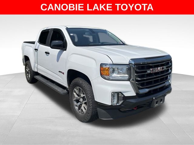 Summit White 2022 GMC Canyon Pickup Truck Four-Wheel Drive 8-Speed Automatic