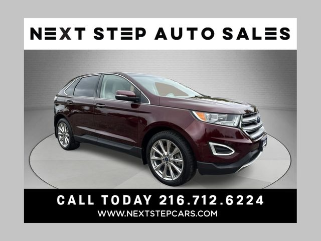 Red (Burgundy) 2017 Ford Edge SUV / Crossover All-Wheel Drive 6-Speed Automatic