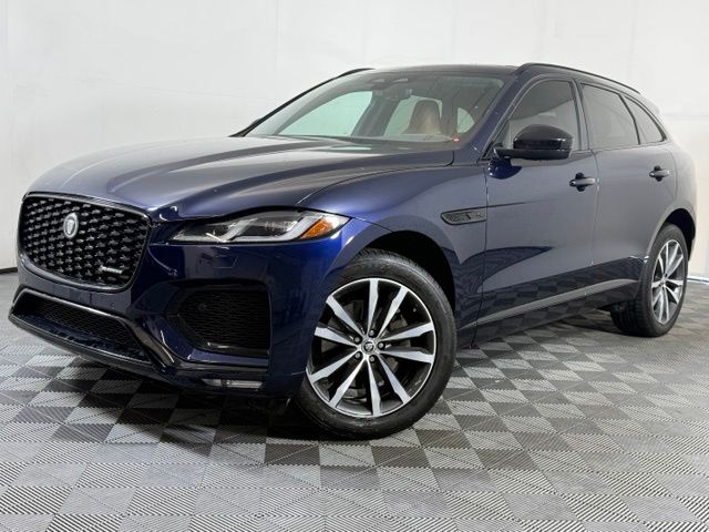 Portofino Blue Metallic 2024 Jaguar F-PACE SUV / Crossover All-Wheel Drive 8-Speed Automatic