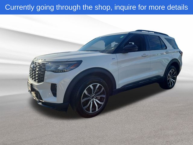 White Metallic 2025 Ford Explorer SUV / Crossover All-Wheel Drive Automatic
