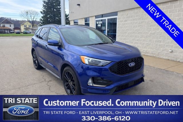 Blue Metallic 2022 Ford Edge ST Line AWD SUV / Crossover All-Wheel Drive 8-Speed Automatic