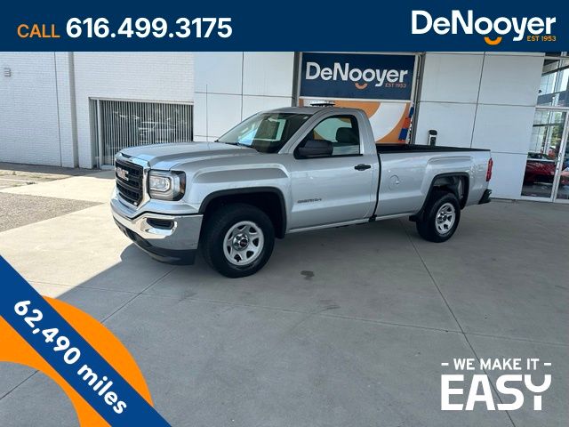 Quicksilver Metallic 2017 GMC Sierra 1500 Pickup Truck 4X2 6-Speed Automatic Overdrive