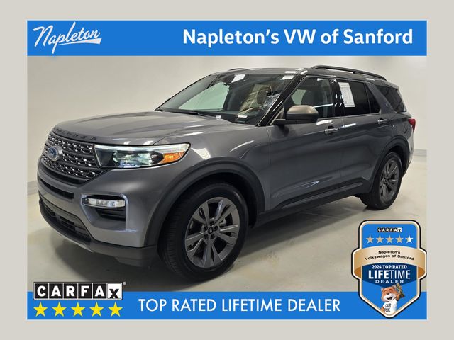 Gray Metallic 2021 Ford Explorer SUV / Crossover Rear-Wheel Drive Automatic