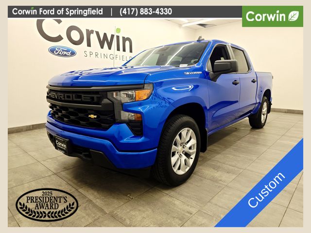 Riptide Blue Metallic 2025 Chevrolet Silverado 1500 Pickup Truck Four-Wheel Drive 8-Speed Automatic