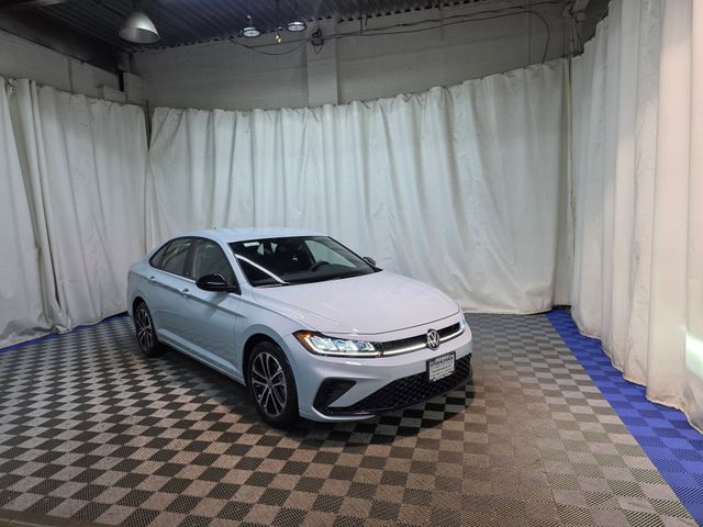 Monument Gray 2026 Volkswagen Jetta Sport FWD Sedan Front-Wheel Drive 8-Speed Automatic