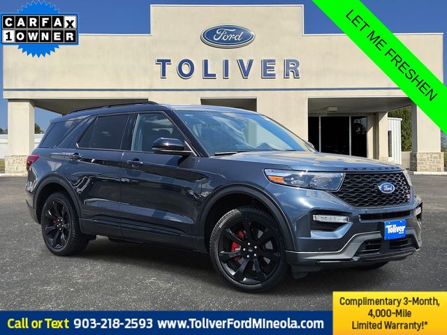 Blue Metallic 2023 Ford Explorer SUV / Crossover All-Wheel Drive Automatic