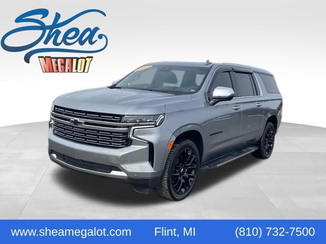 Sterling Gray Metallic 2023 Chevrolet Suburban SUV / Crossover Four-Wheel Drive 10-Speed Automatic