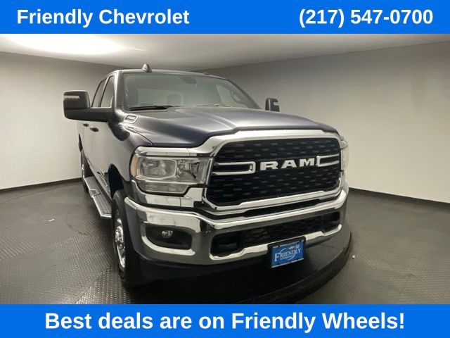 Patriot Blue Pearlcoat 2024 RAM 2500 Big Horn Crew Cab 4WD Pickup Truck Four-Wheel Drive 8-Speed Automatic