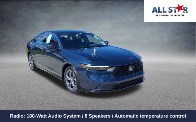 Still Night Pearl 2024 Honda Accord Hybrid EX-L FWD Sedan Front-Wheel Drive Continuously Variable Transmission