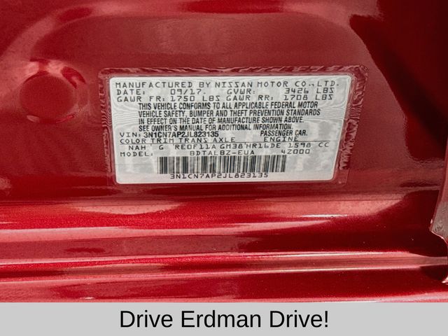 Used 2018 Nissan Versa Sedan