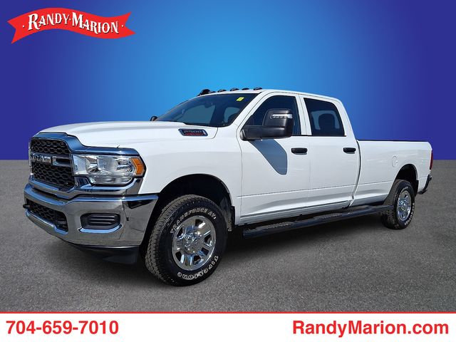 Bright White Clearcoat 2024 RAM 2500 Tradesman Crew Cab LB 4WD Pickup Truck Four-Wheel Drive 8-Speed Automatic