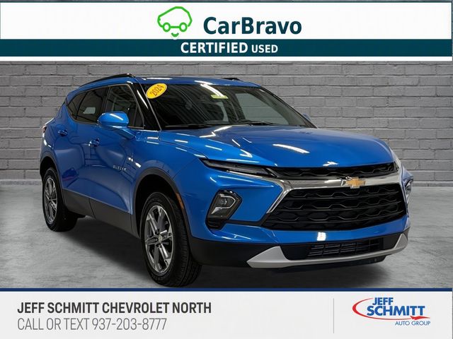 Riptide Blue Metallic 2024 Chevrolet Blazer SUV / Crossover Front-Wheel Drive 9-Speed Automatic Overdrive
