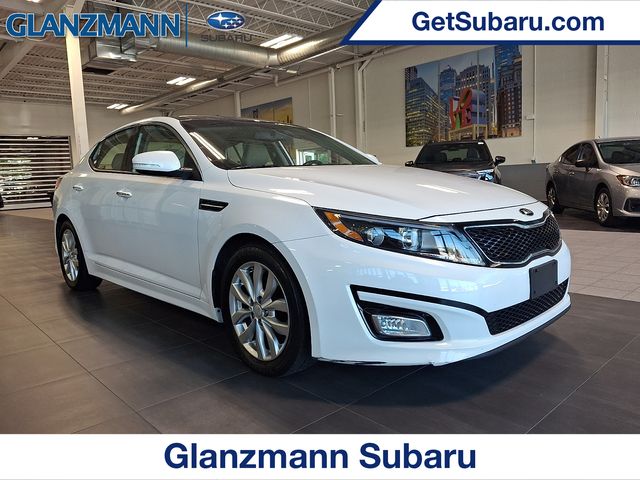 Snow White Pearl 2015 Kia Optima Sedan Front-Wheel Drive 6-Speed Automatic