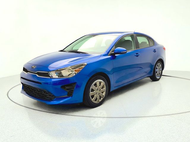 Sporty Blue 2021 Kia Rio Sedan Front-Wheel Drive 