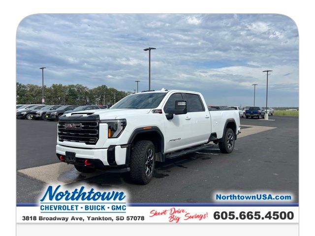 Summit White 2025 GMC Sierra 2500HD Pickup Truck Four-Wheel Drive Automatic