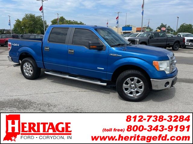 Blue Flame Metallic 2014 Ford F-150 Pickup Truck Four-Wheel Drive 6-Speed Automatic