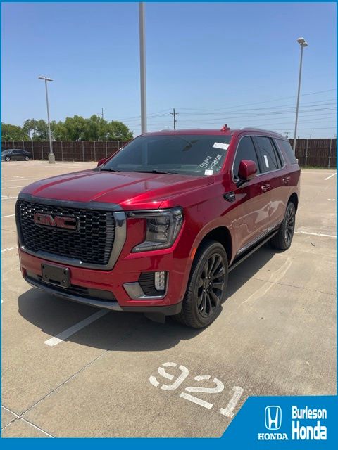 Volcanic Red Tintcoat 2023 GMC Yukon SUV / Crossover Four-Wheel Drive Automatic