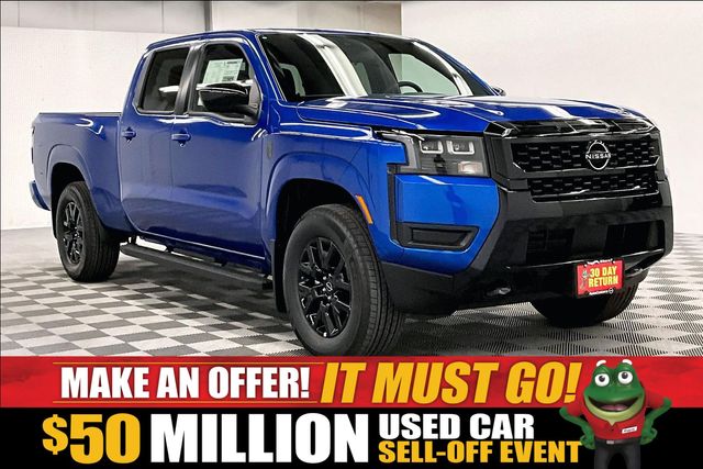 Bluestone Pearl 2026 Nissan Frontier Pickup Truck Four-Wheel Drive 9-Speed Automatic Overdrive