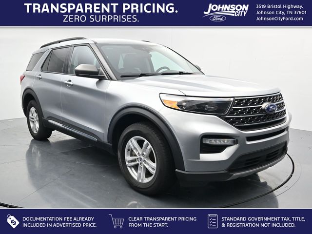 Iconic Silver Metallic 2024 Ford Explorer SUV / Crossover All-Wheel Drive Automatic