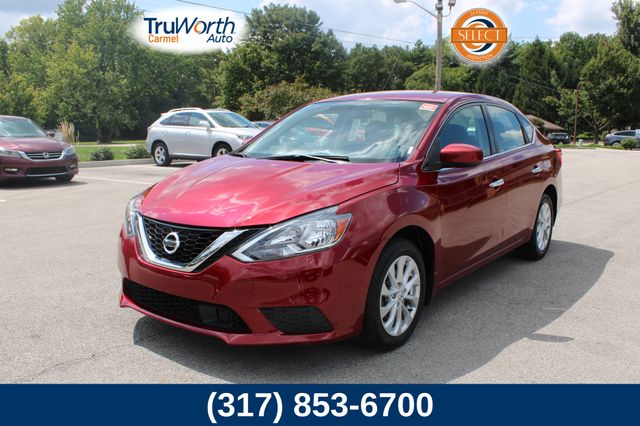 Red (Scarlet Ember Tintcoat) 2019 Nissan Sentra Sedan Front-Wheel Drive Continuously Variable Transmission