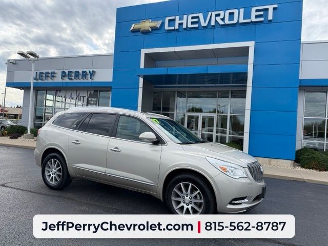 Sparkling Silver Metallic 2017 Buick Enclave SUV / Crossover Front-Wheel Drive 6-Speed Automatic Overdrive