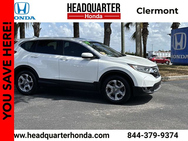 Platinum White 2019 Honda CR-V EX AWD SUV / Crossover All-Wheel Drive Continuously Variable Transmission