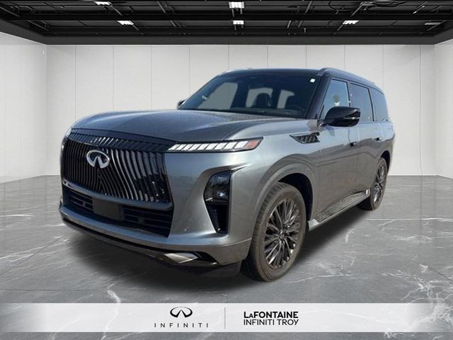 Black Obsidian 2025 INFINITI QX80 SUV / Crossover All-Wheel Drive 9-Speed Automatic