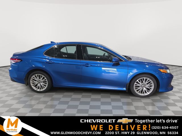 Blue Streak Metallic 2020 Toyota Camry Sedan All-Wheel Drive 8-Speed Automatic