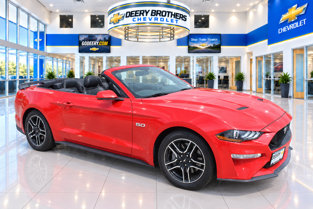 Race Red 2019 Ford Mustang Convertible Rear-Wheel Drive Automatic