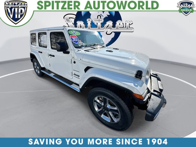 2021 Jeep Wrangler Unlimited Sahara White at Auto Express Mitsubishi