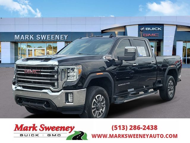 Onyx Black 2023 GMC Sierra 2500HD SLT Crew Cab 4WD Pickup Truck Four-Wheel Drive Automatic