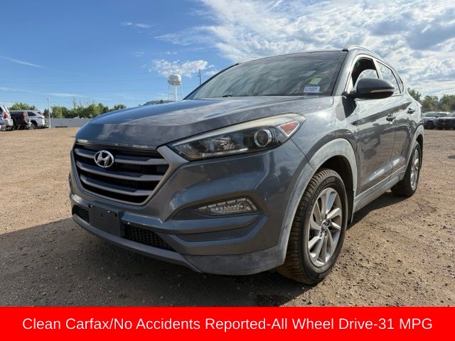 Coliseum Gray 2016 Hyundai Tucson SUV / Crossover All-Wheel Drive 7-Speed Automatic