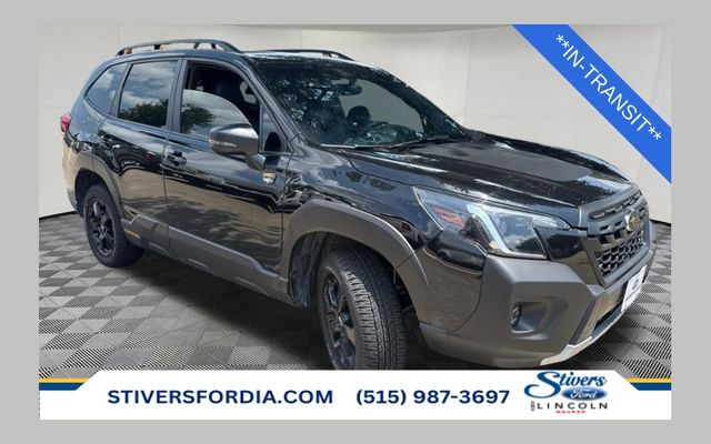 Crystal Black Silica 2025 Subaru Forester SUV / Crossover All-Wheel Drive Continuously Variable Transmission
