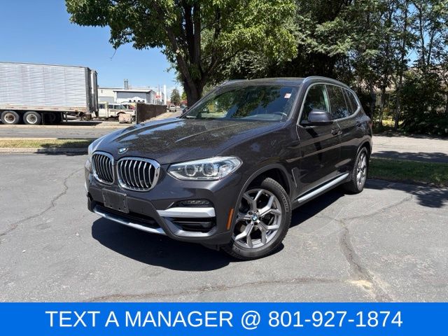Gray (Dark Graphite Metallic) 2020 BMW X3 SUV / Crossover All-Wheel Drive 8-Speed Automatic