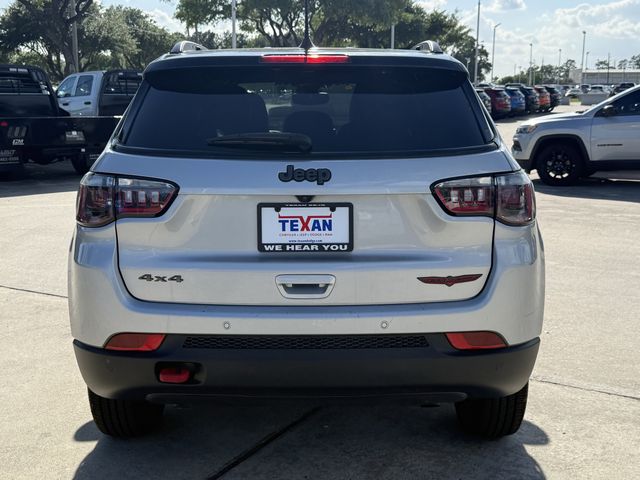 2024 Jeep Compass Trailhawk Silver at Joe Myers Mazda Kia