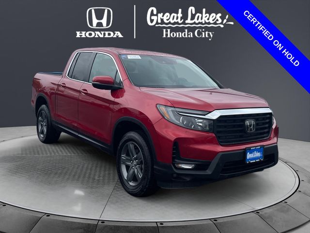 Radiant Red Metallic II 2023 Honda Ridgeline RTL AWD Pickup Truck All-Wheel Drive 9-Speed Automatic