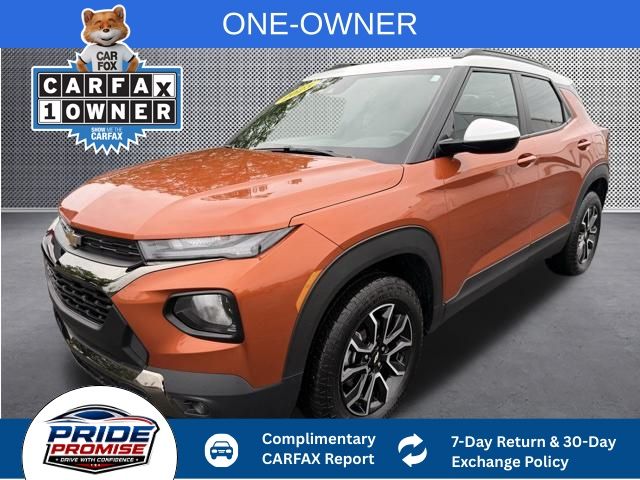 Vivid Orange Metallic 2023 Chevrolet Trailblazer SUV / Crossover Four-Wheel Drive 9-Speed Automatic