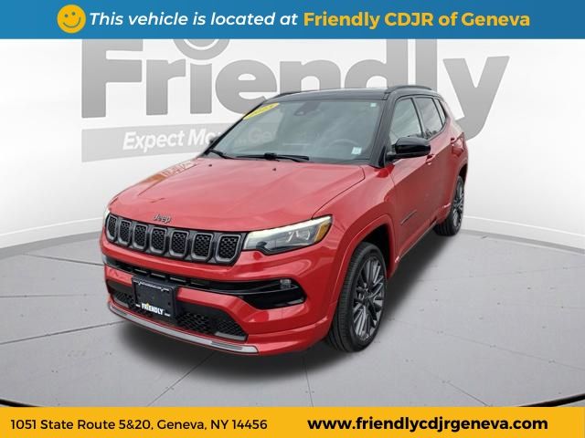 Redline Pearlcoat 2023 Jeep Compass High Altitude 4WD SUV / Crossover Four-Wheel Drive 8-Speed Automatic