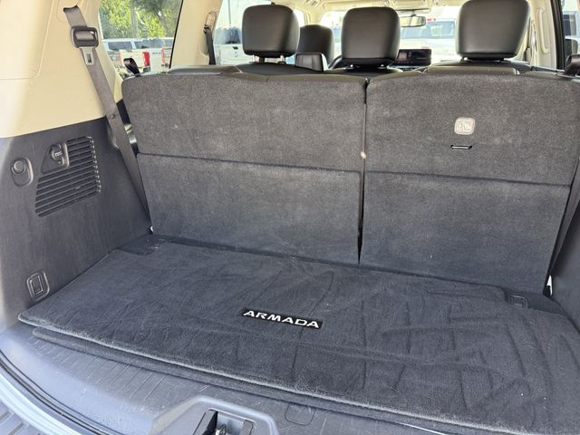 2024 Nissan Armada SV White at Texan Dodge Chrysler Jeep Ram