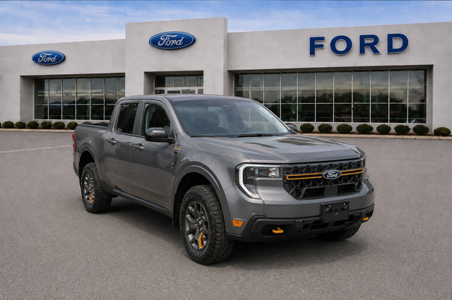 Gray Metallic 2025 Ford Maverick Pickup Truck All-Wheel Drive 8-Speed Automatic