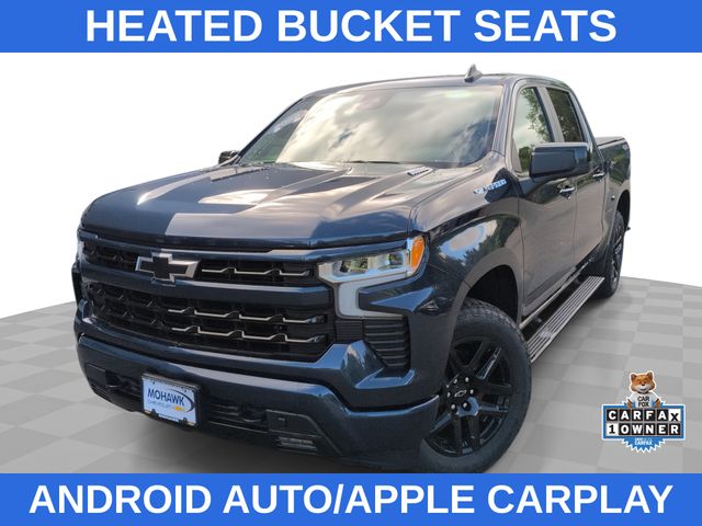 Northsky Blue Metallic 2022 Chevrolet Silverado 1500 Pickup Truck Four-Wheel Drive Automatic